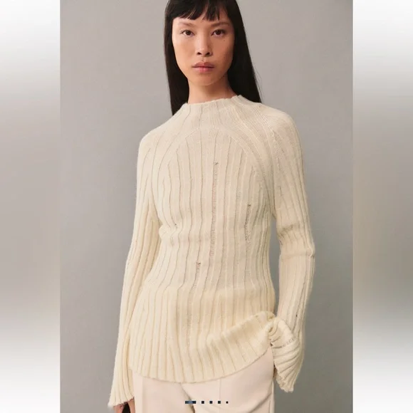 🎁Zara Ribbed Knit Cotton Sweater - New🎁 - Picture 10 of 15